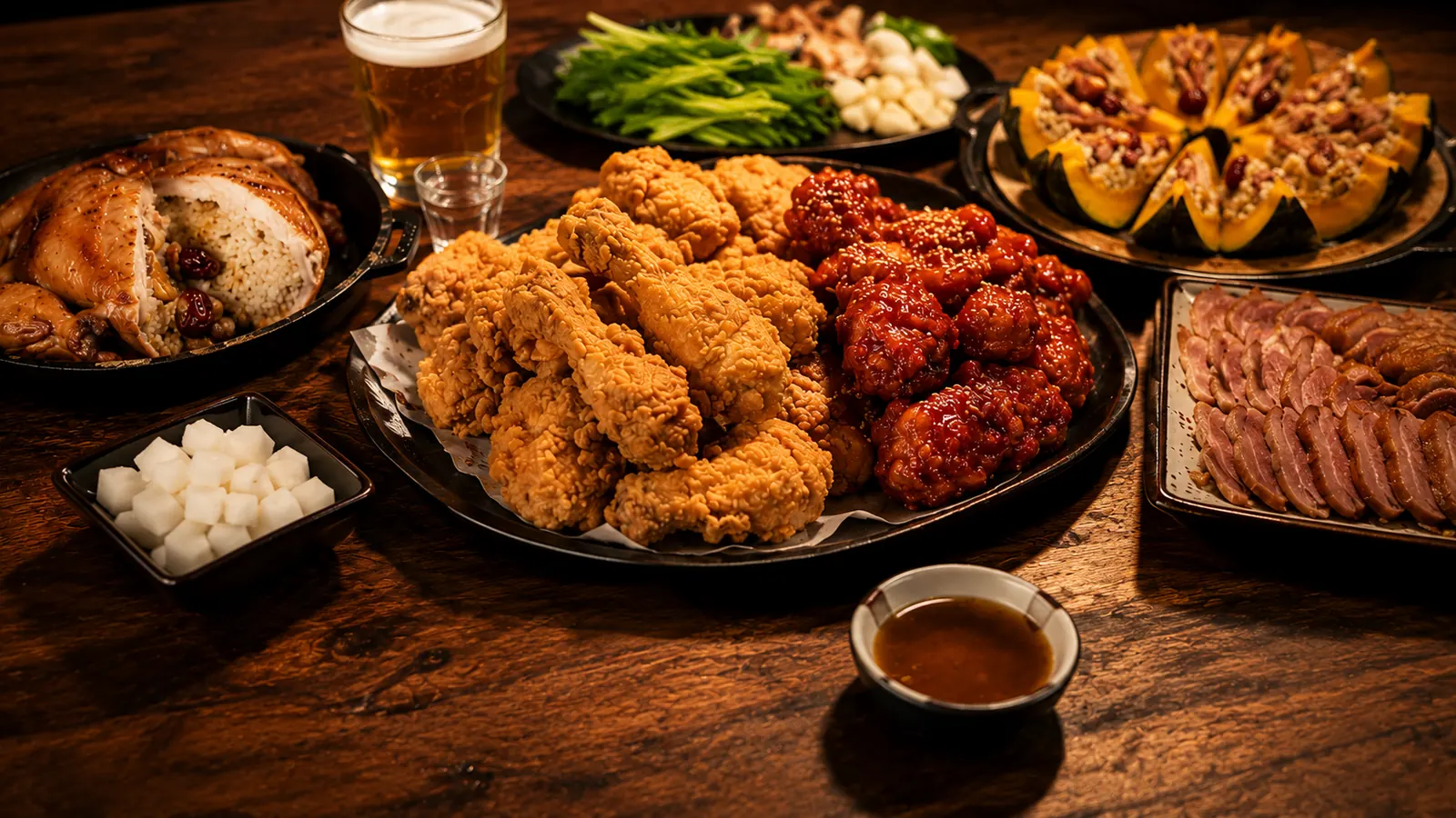 치킨 (Korean Chicken)