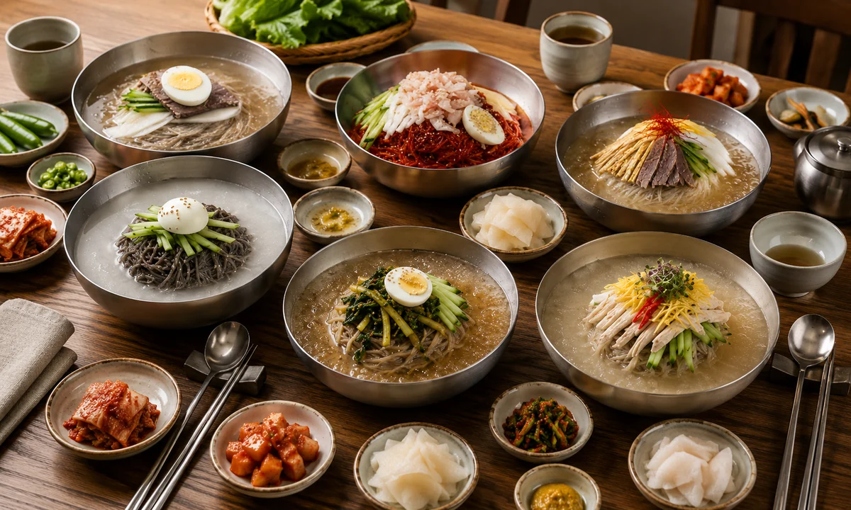 냉면 (Ice-Cold Noodle)